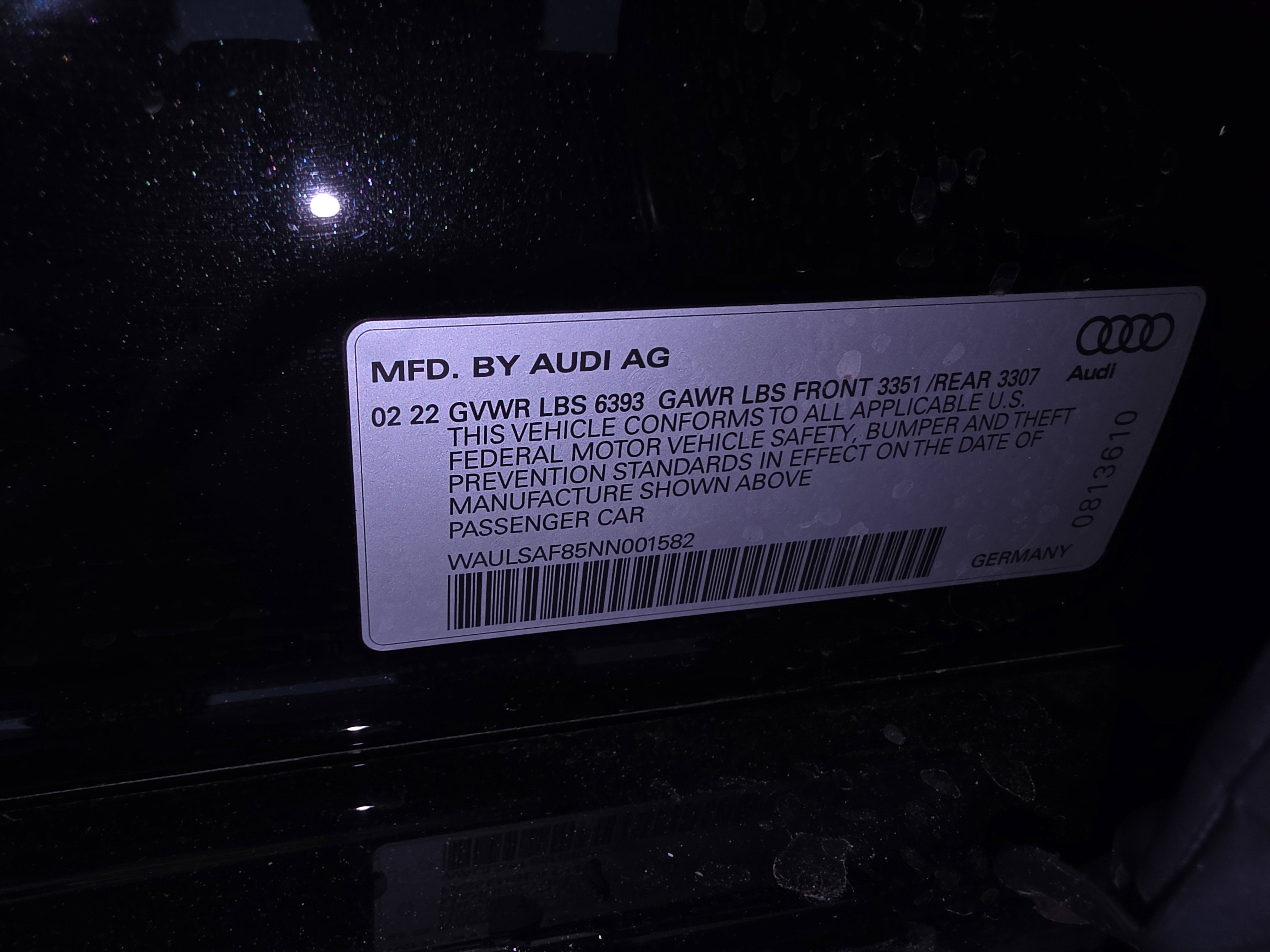 2022 Audi S8 4.0T