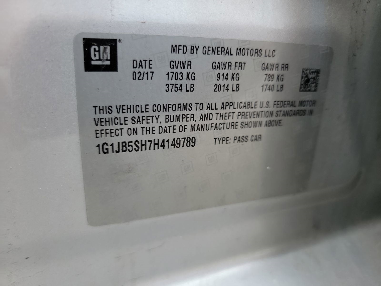 2017 Chevrolet Sonic LS