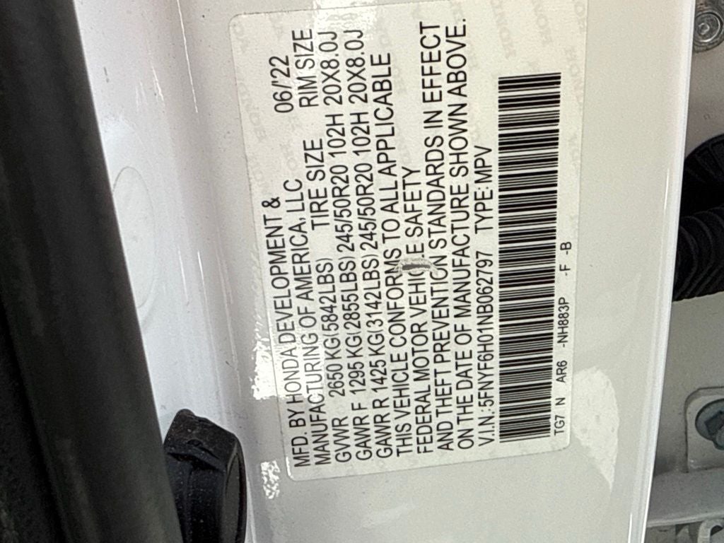 2022 Honda Pilot Elite
