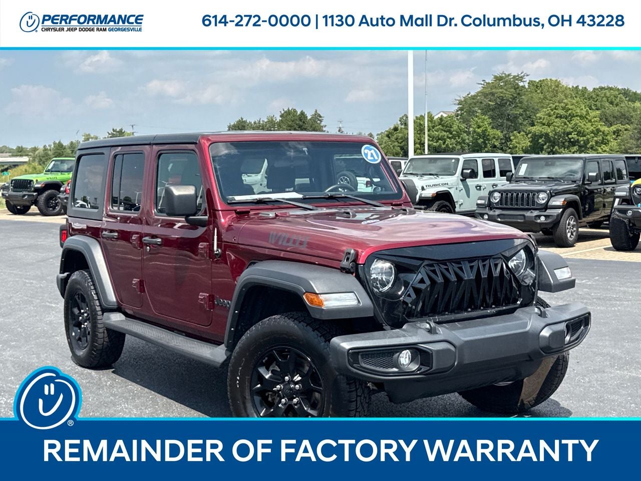 2021 Jeep Wrangler Unlimited Willys Sport 4x4