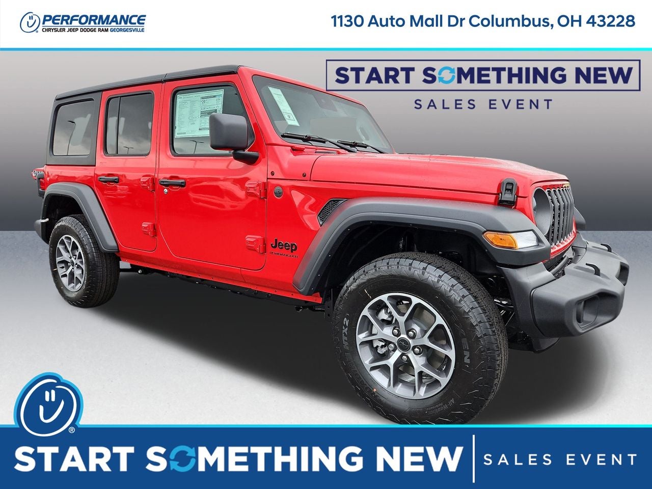 2025 Jeep Wrangler WRANGLER 4-DOOR SPORT S