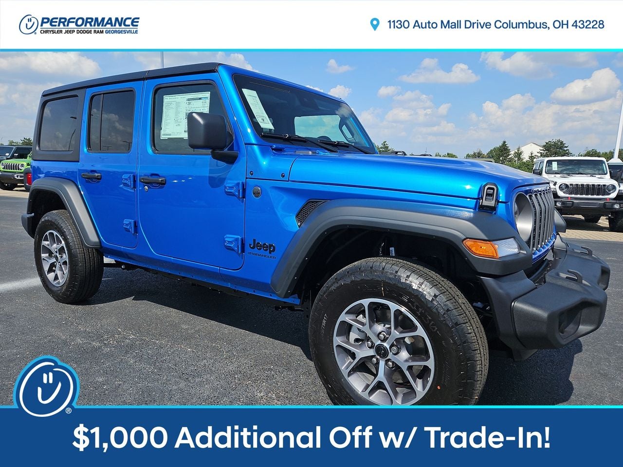2025 Jeep Wrangler WRANGLER 4-DOOR SPORT S