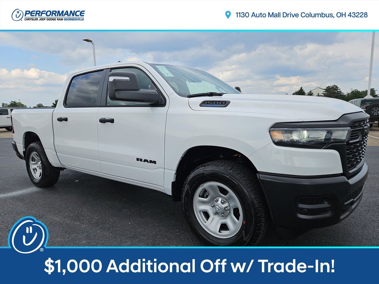 2025 RAM Ram 1500 RAM 1500 TRADESMAN CREW CAB 4X4 5'7' BOX