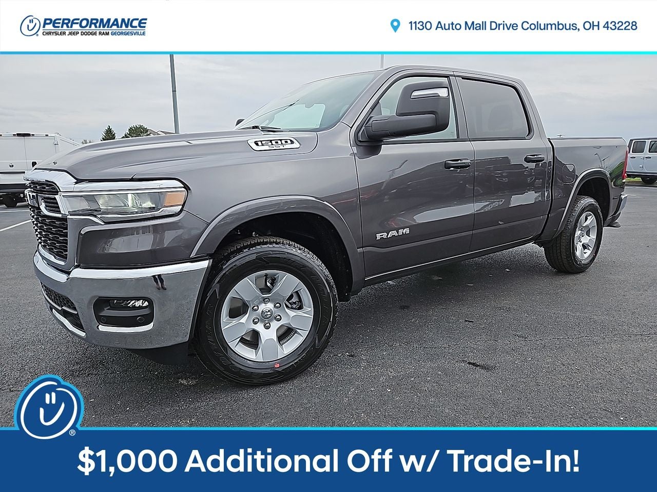 2025 RAM Ram 1500 RAM 1500 BIG HORN CREW CAB 4X4 5'7' BOX