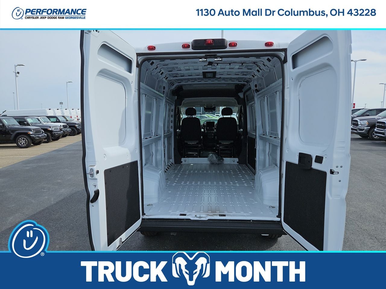 2025 RAM Ram ProMaster RAM PROMASTER 2500 SLT CARGO VAN HIGH ROOF 159' WB