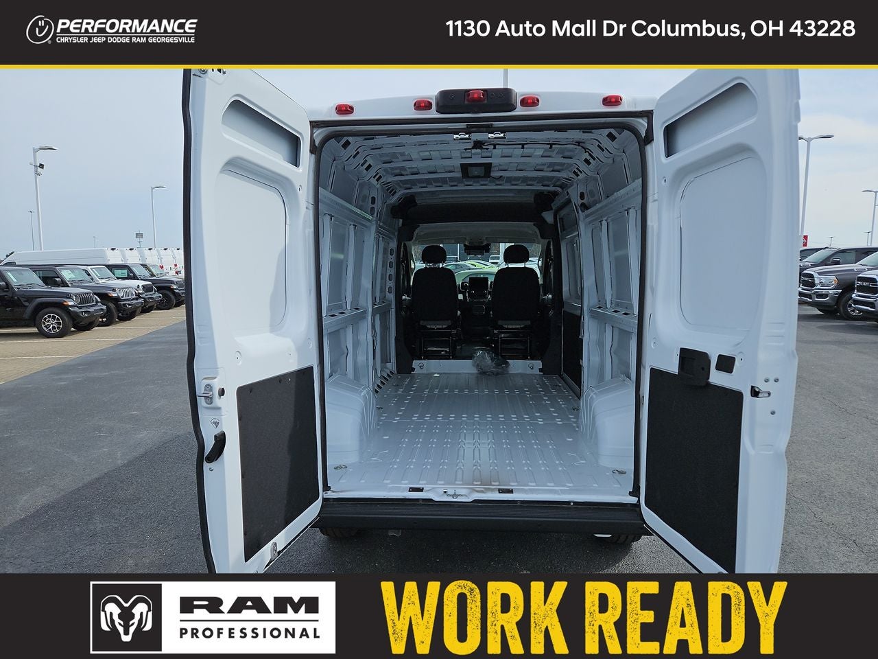 2025 RAM Ram ProMaster RAM PROMASTER 2500 SLT CARGO VAN HIGH ROOF 159' WB