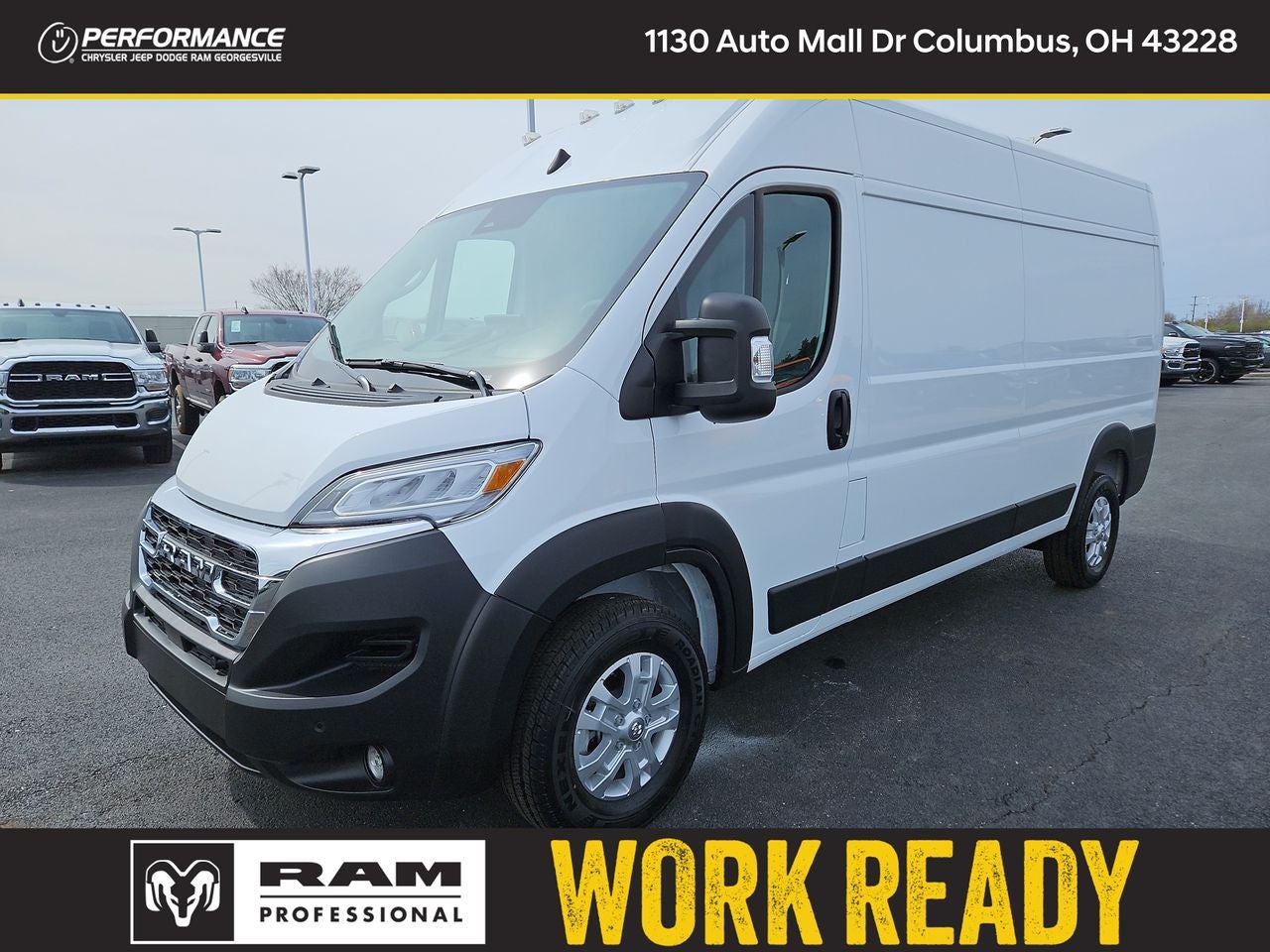 2025 RAM Ram ProMaster RAM PROMASTER 2500 SLT CARGO VAN HIGH ROOF 159' WB