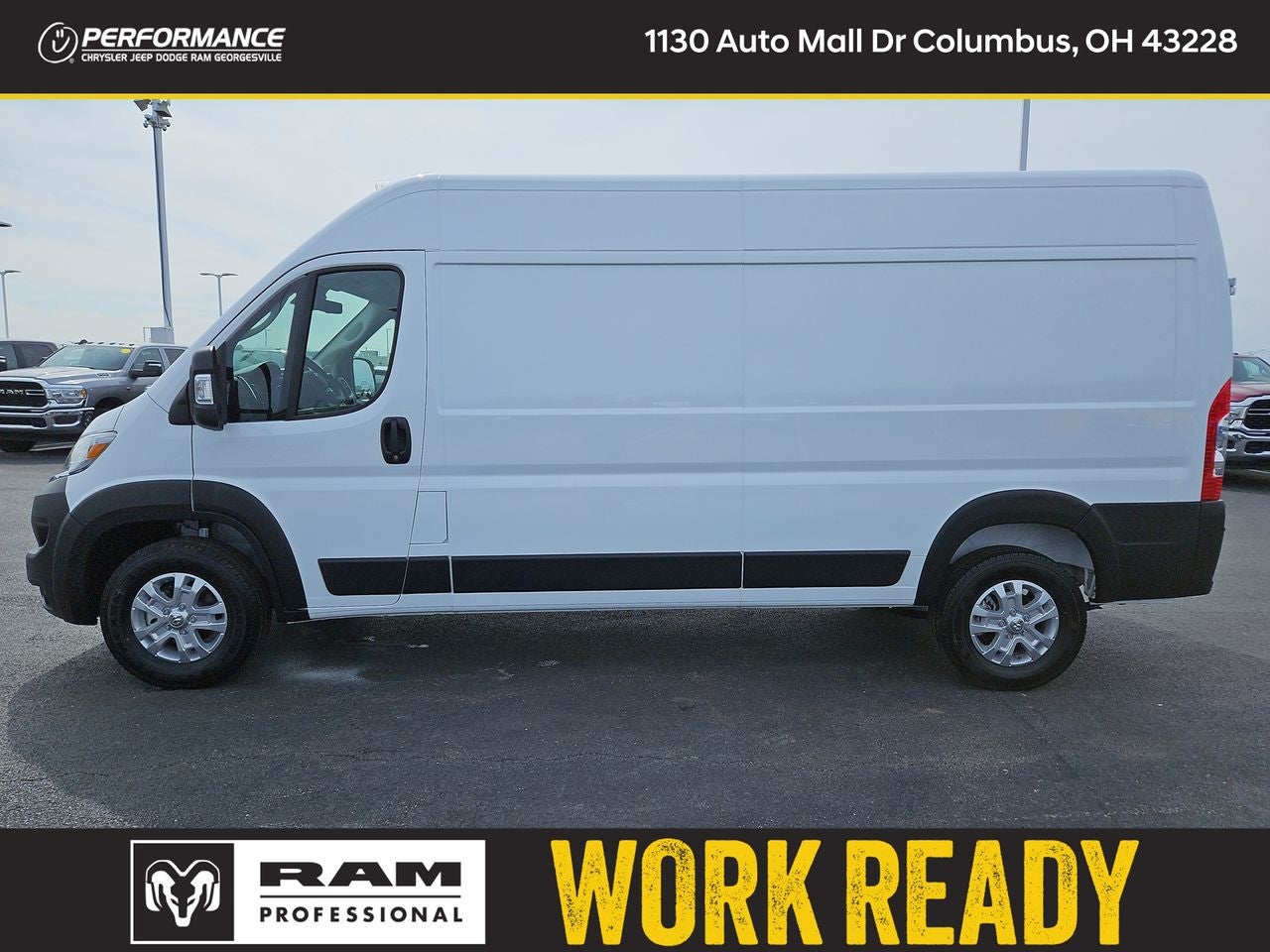2025 RAM Ram ProMaster RAM PROMASTER 2500 SLT CARGO VAN HIGH ROOF 159' WB