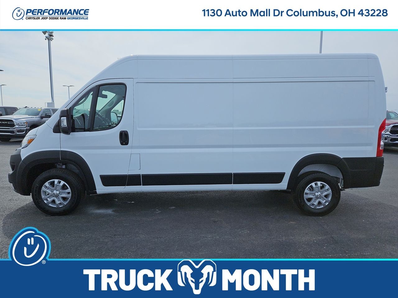 2025 RAM Ram ProMaster RAM PROMASTER 2500 SLT CARGO VAN HIGH ROOF 159' WB