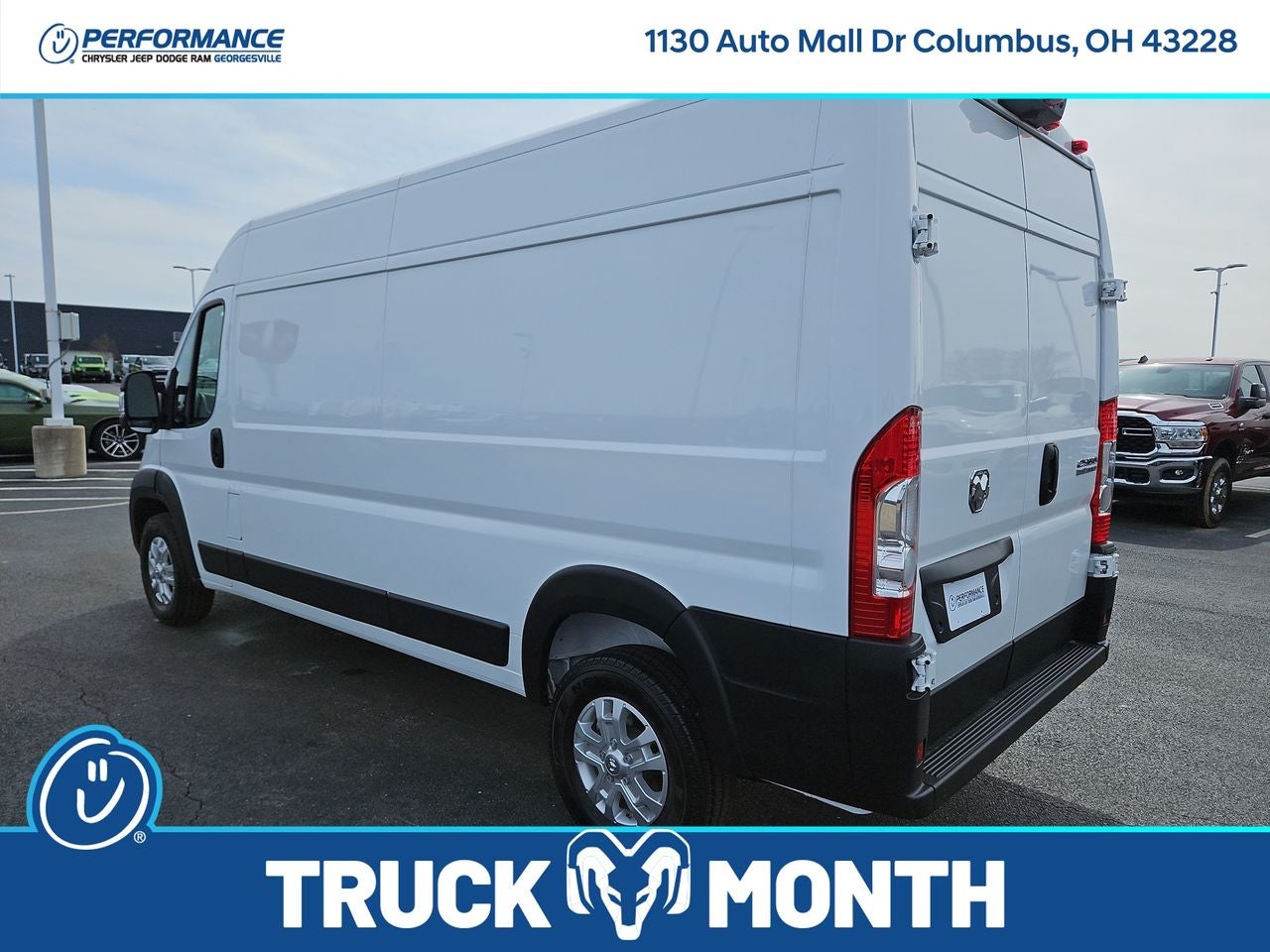2025 RAM Ram ProMaster RAM PROMASTER 2500 SLT CARGO VAN HIGH ROOF 159' WB