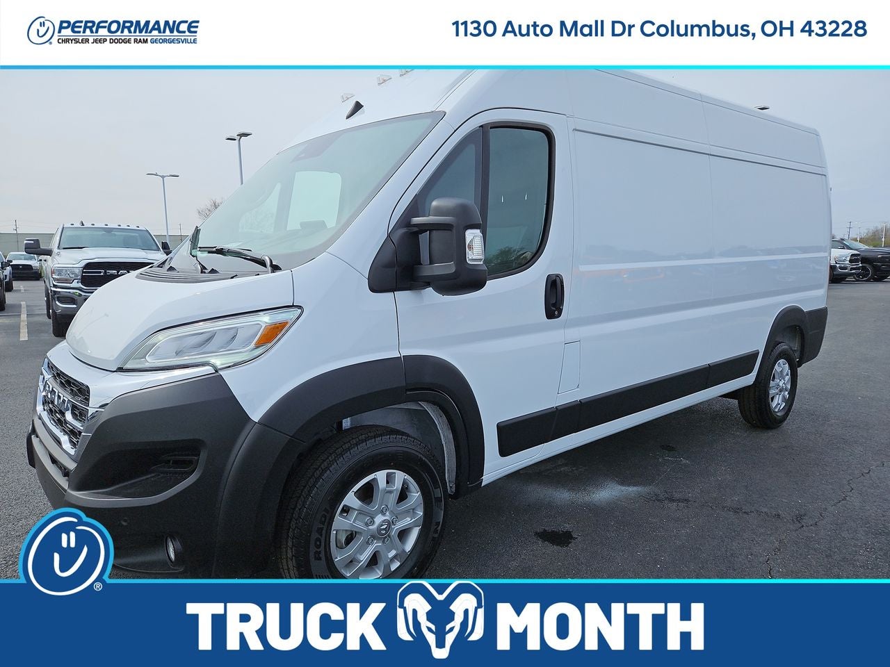 2025 RAM Ram ProMaster RAM PROMASTER 2500 SLT CARGO VAN HIGH ROOF 159' WB