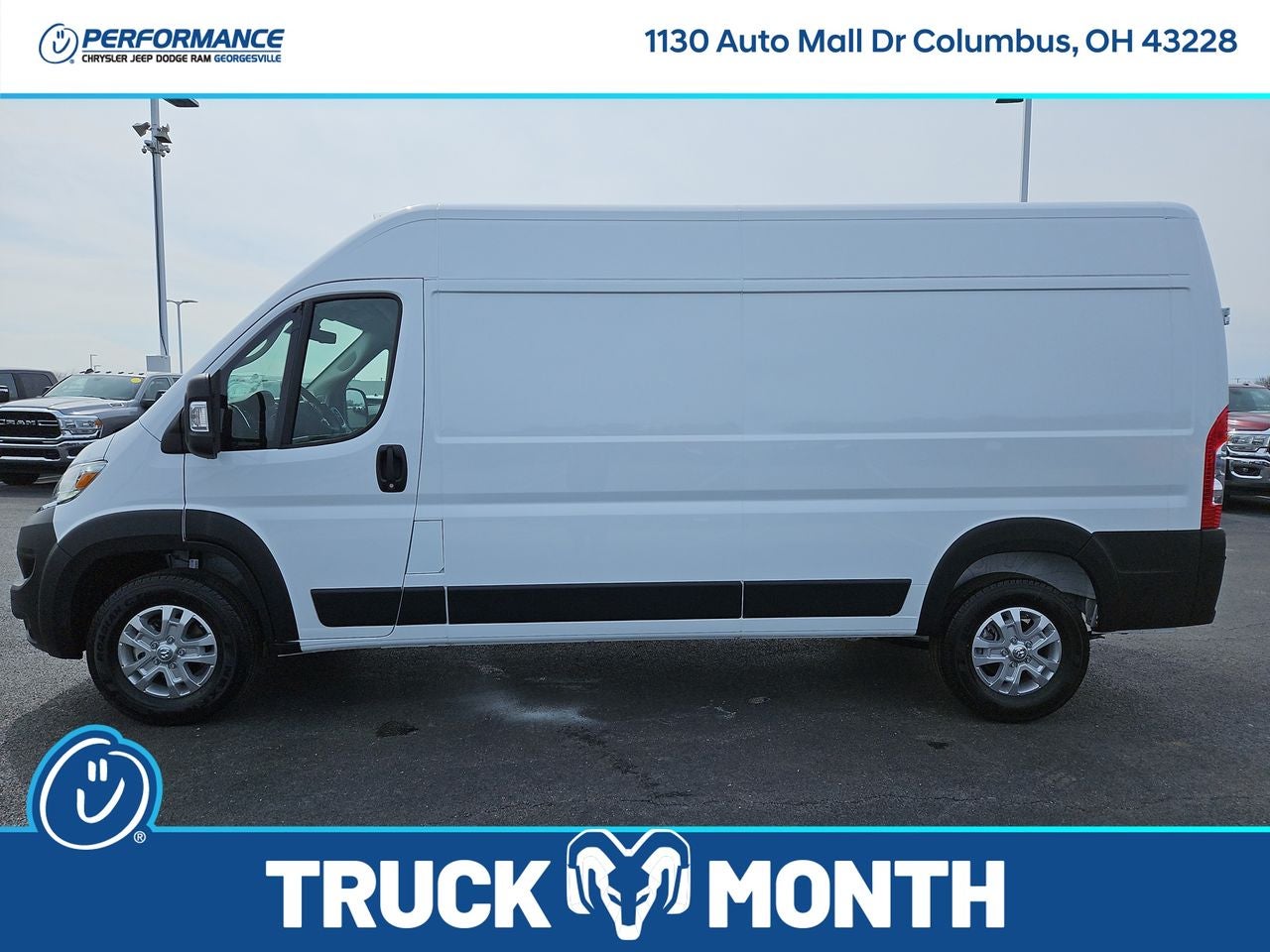 2025 RAM Ram ProMaster RAM PROMASTER 2500 SLT CARGO VAN HIGH ROOF 159' WB