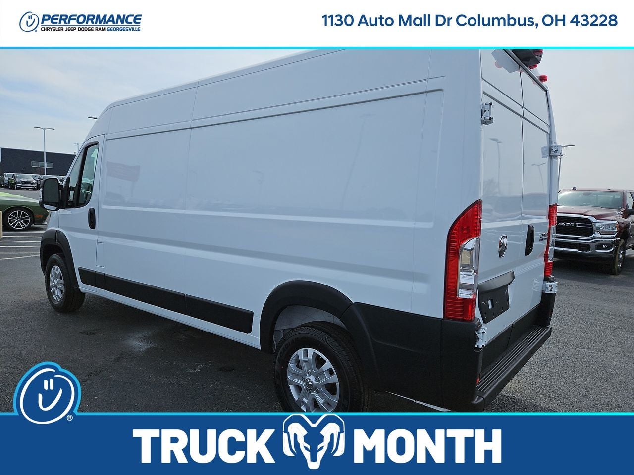 2025 RAM Ram ProMaster RAM PROMASTER 2500 SLT CARGO VAN HIGH ROOF 159' WB