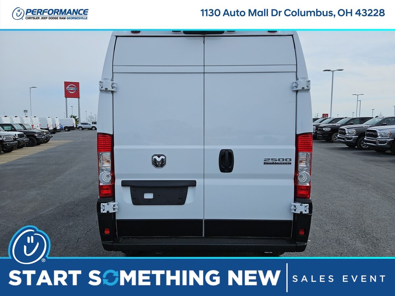 2025 RAM Ram ProMaster RAM PROMASTER 2500 SLT CARGO VAN HIGH ROOF 159' WB