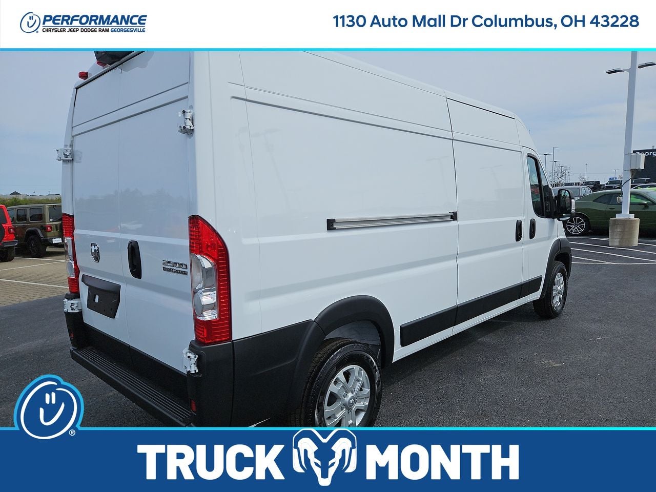 2025 RAM Ram ProMaster RAM PROMASTER 2500 SLT CARGO VAN HIGH ROOF 159' WB