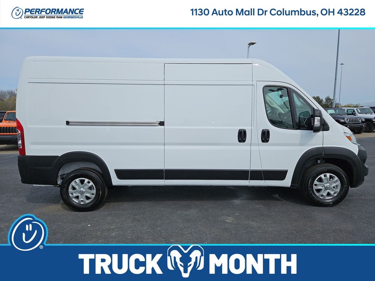 2025 RAM Ram ProMaster RAM PROMASTER 2500 SLT CARGO VAN HIGH ROOF 159' WB