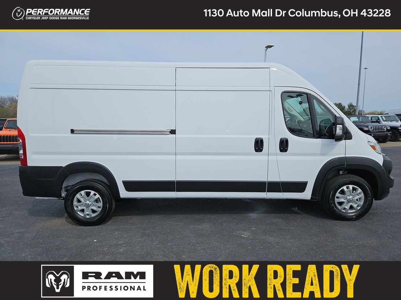 2025 RAM Ram ProMaster RAM PROMASTER 2500 SLT CARGO VAN HIGH ROOF 159' WB