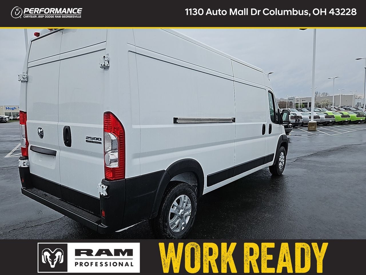 2025 RAM Ram ProMaster RAM PROMASTER 2500 SLT CARGO VAN HIGH ROOF 159' WB