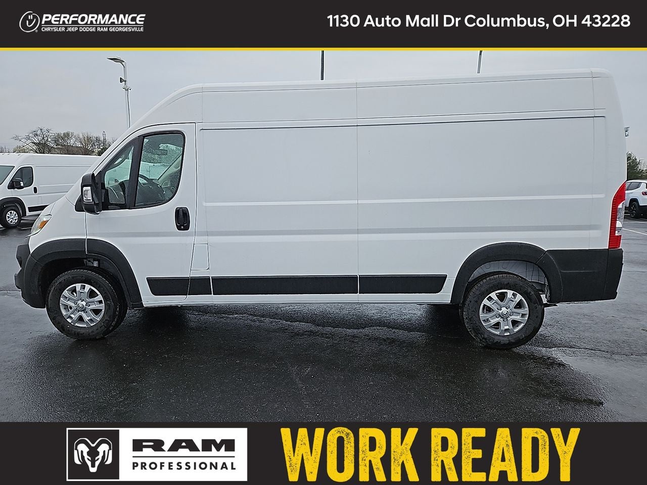 2025 RAM Ram ProMaster RAM PROMASTER 2500 SLT CARGO VAN HIGH ROOF 159' WB