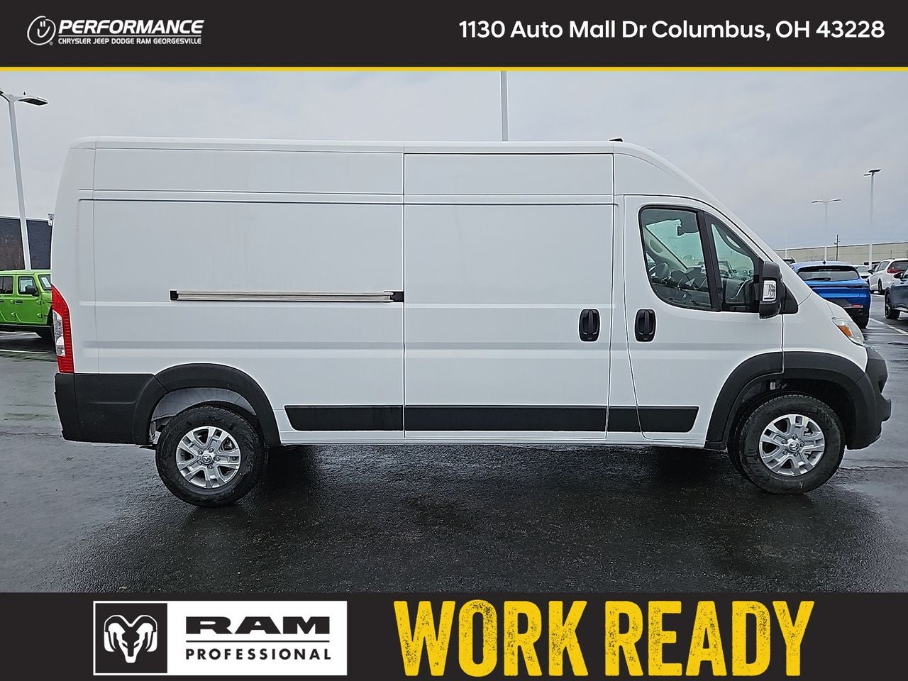 2025 RAM Ram ProMaster RAM PROMASTER 2500 SLT CARGO VAN HIGH ROOF 159' WB