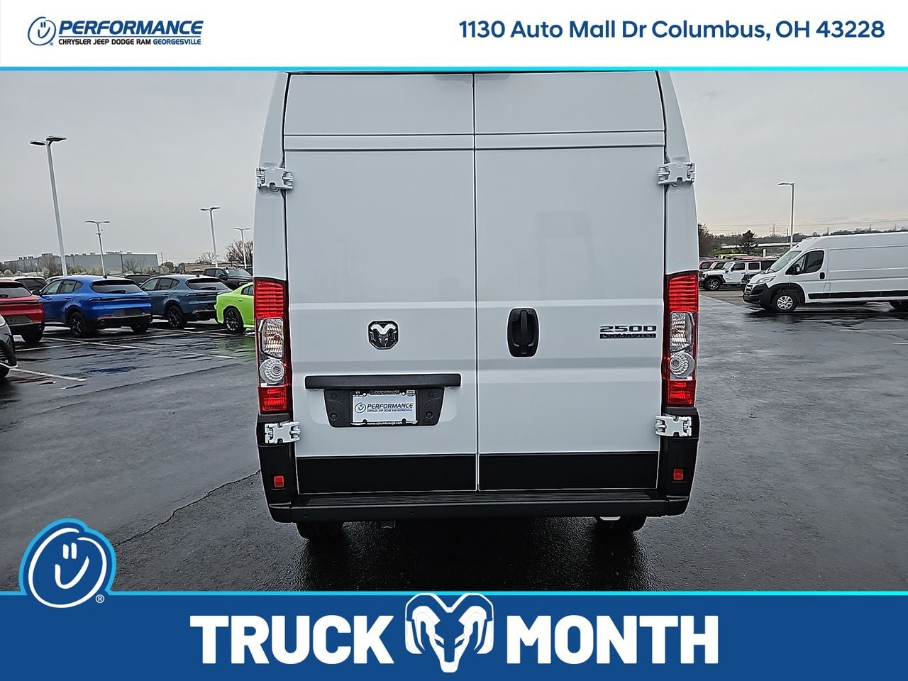 2025 RAM Ram ProMaster RAM PROMASTER 2500 SLT CARGO VAN HIGH ROOF 159' WB