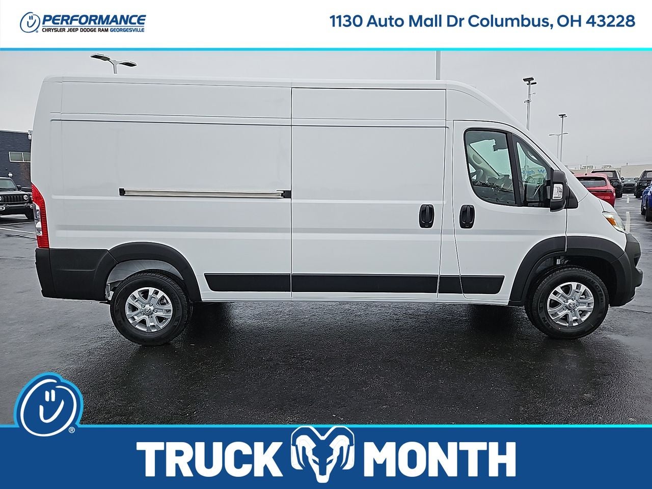 2025 RAM Ram ProMaster RAM PROMASTER 2500 SLT CARGO VAN HIGH ROOF 159' WB