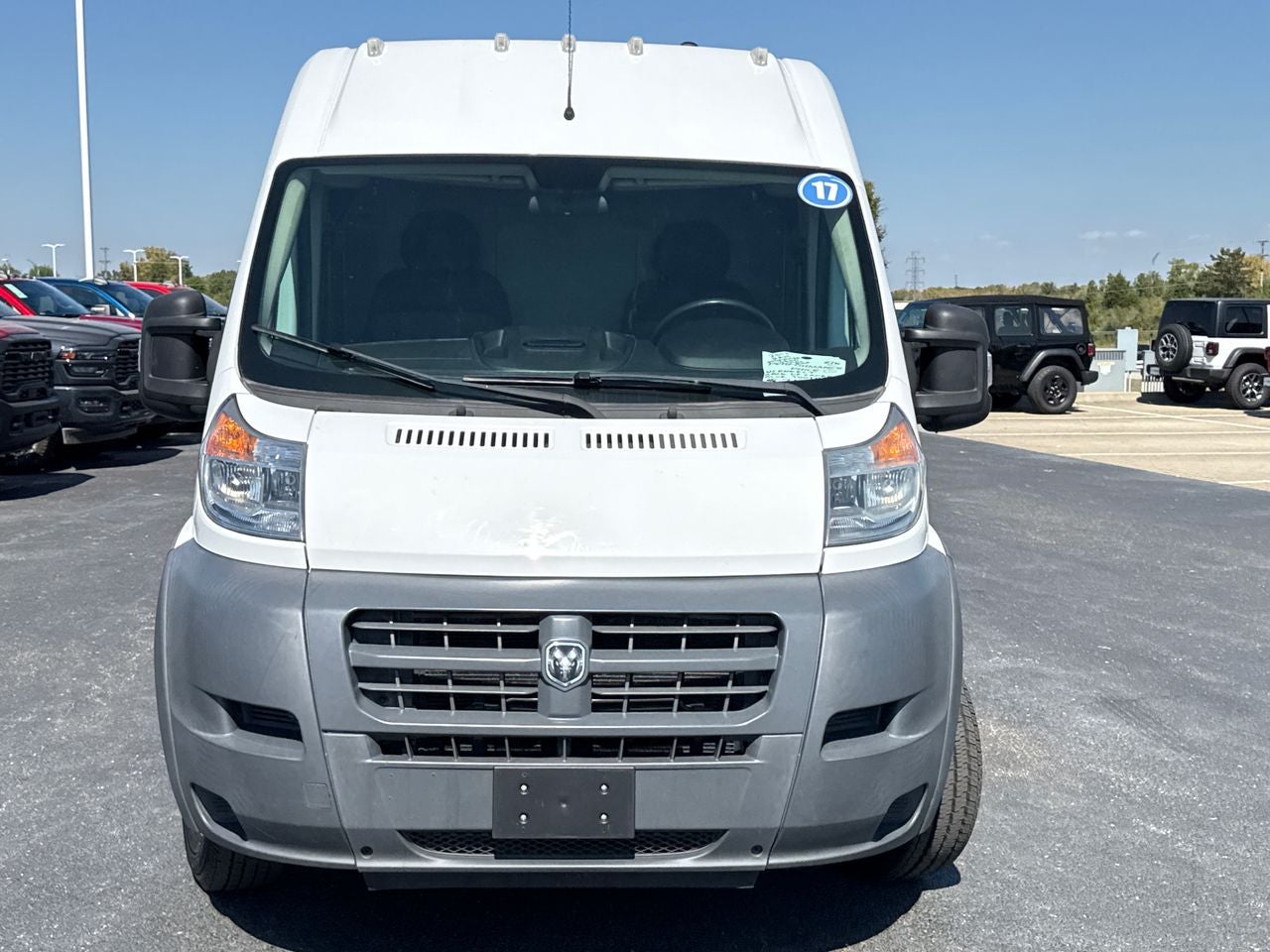 2017 RAM ProMaster 3500 Cargo Van High Roof 159' WB EXT