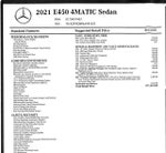 2021 Mercedes-Benz E-Class E 450