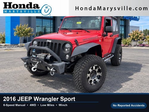 2016 Jeep Wrangler Sport