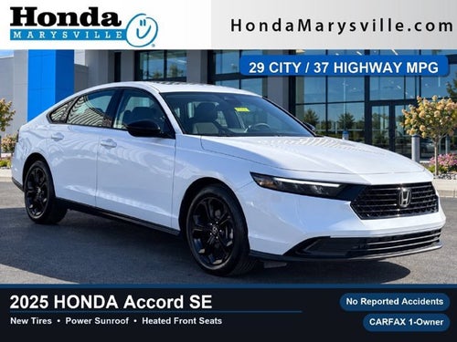 2025 Honda Accord SE