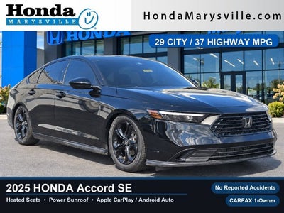 2025 Honda Accord SE