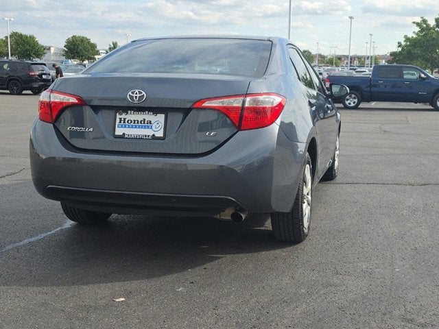 2016 Toyota Corolla LE