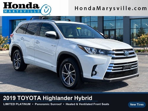 2019 Toyota Highlander Hybrid Limited Platinum