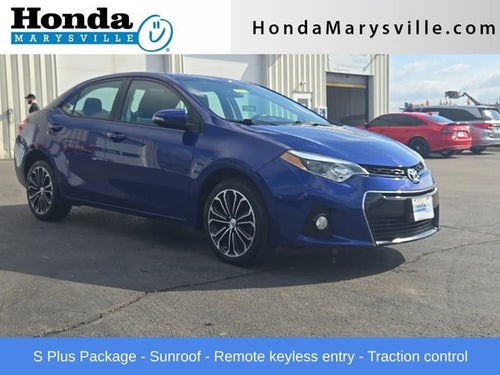 2016 Toyota Corolla S Plus