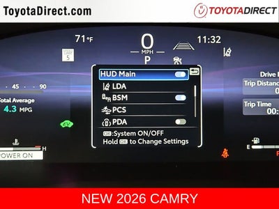 2026 Toyota Camry XSE