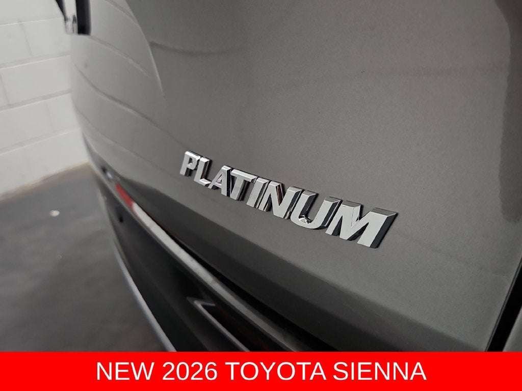 2026 Toyota Sienna Platinum 7 Passenger