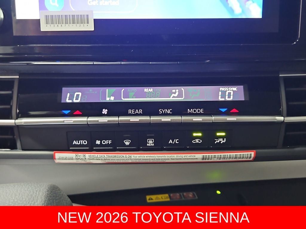 2026 Toyota Sienna LE 8 Passenger