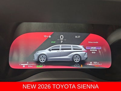 2026 Toyota Sienna XSE 7 Passenger