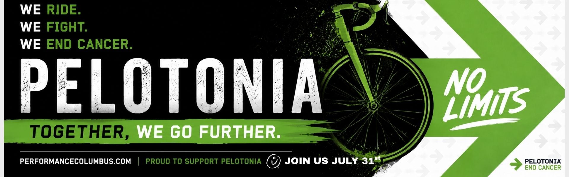 Join us July 31st for the Pelotonia ride to end cancer.