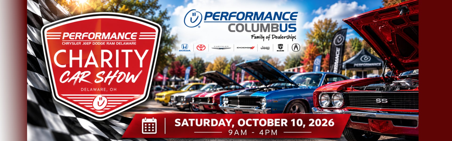 Performance Columbus Charity Car Show – October 10, 2026 