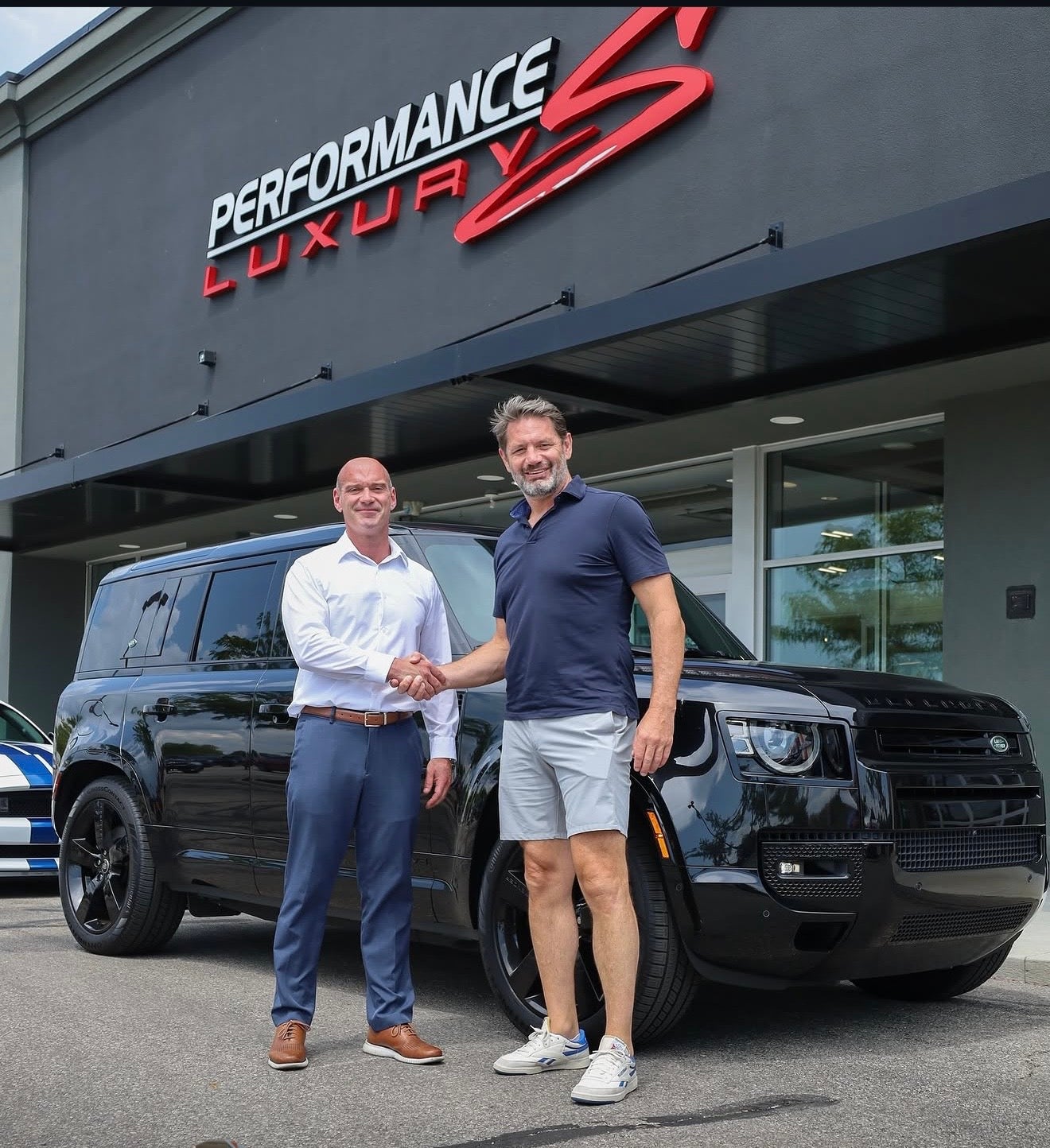 Jody Shelley with Marc Snyder at Performance Luxury Sport