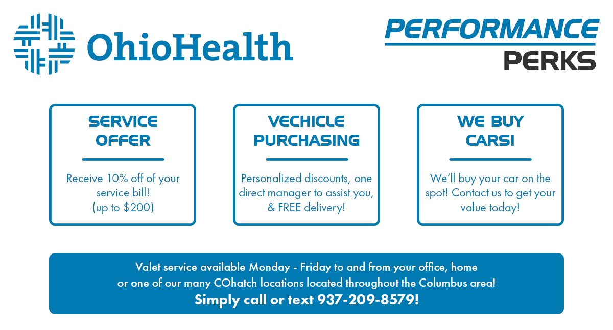 OhioHealth Performance Perks by Performance Columbus