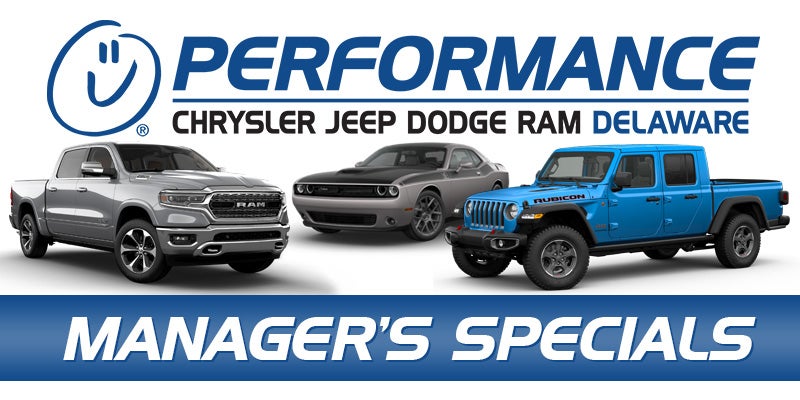 Manager's Specials - Pre-Owned